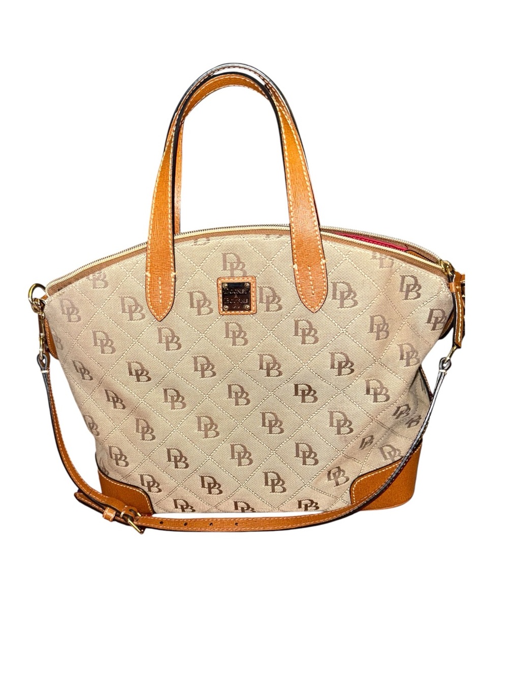 Dooney & Bourke Gabriella Classic Logo Tote with Leather